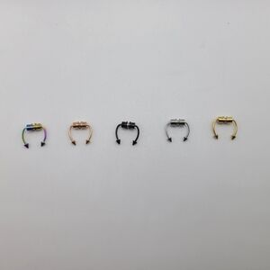 Fake septum piercing